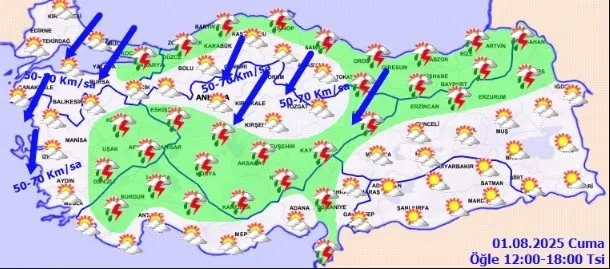 Meteoroloji açıkladı! Hafta sonu kuvvetli yağış geliyor! İstanbul ve Ankara için o saatlere dikkat!