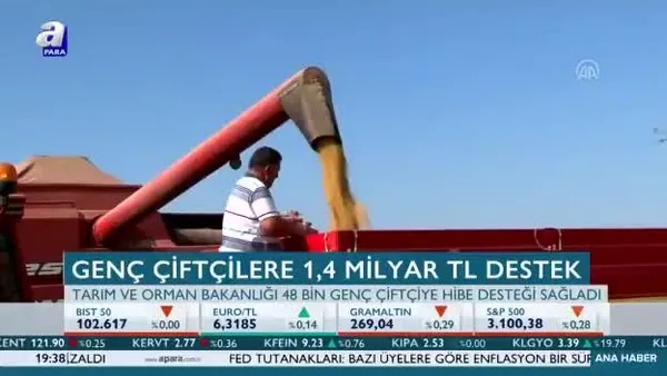 Genç çiftçilere 1,4 milyar TL destek