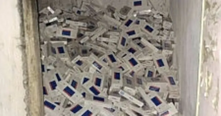 Van’da 53 bin paket kaçak sigara ele geçirildi