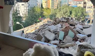 Yer İstanbul: Yıkım sırasında bitişik binadaki dairenin duvarı delindi!