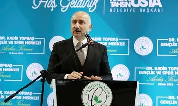 Bakan Karaismailoğlu, Dr. Kadir Topbaş Gençlik ve Spor Merkezi’ni açtı