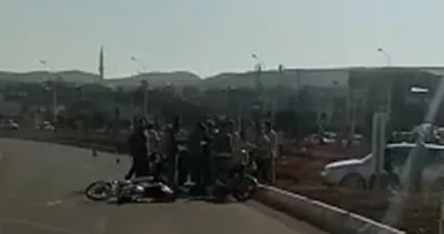 Şanlıurfa’da otomobil motosiklete çarptı: 2 yaralı #sanliurfa