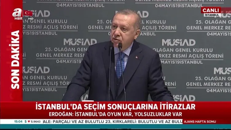 Cumhurbaşkanı Erdoğan: YSK Başkanı neden açıklama yapmıyor?
