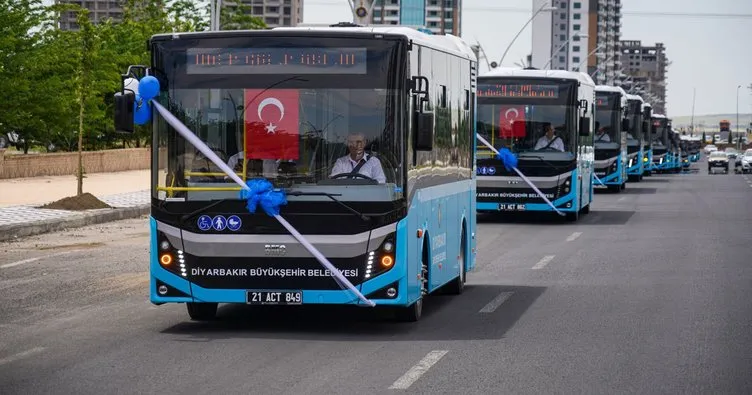Toplu taşımayı rahatlatmak için 24 yeni otobüs hizmete alındı