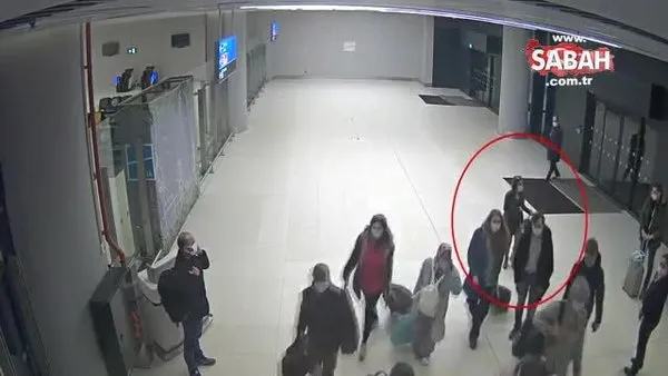 Son dakika! Terör şüphelisi kadın kız kardeşinin pasaportuyla havalimanında yakalandı | Video