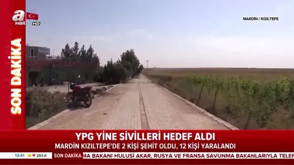YPG'nin havanla vurduğu ev!