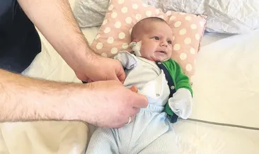 Minik Musab kalp ameliyatıyla yaşama tutundu