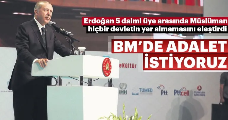 BM’de adalet istiyoruz