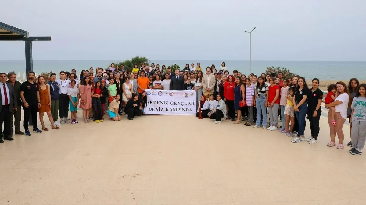 Gençler 'Akdeniz Gençliği Deniz Kampı Projesi'nde buluşuyor