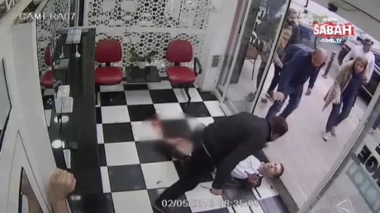Beykoz’da değnekçi dehşeti kamerada