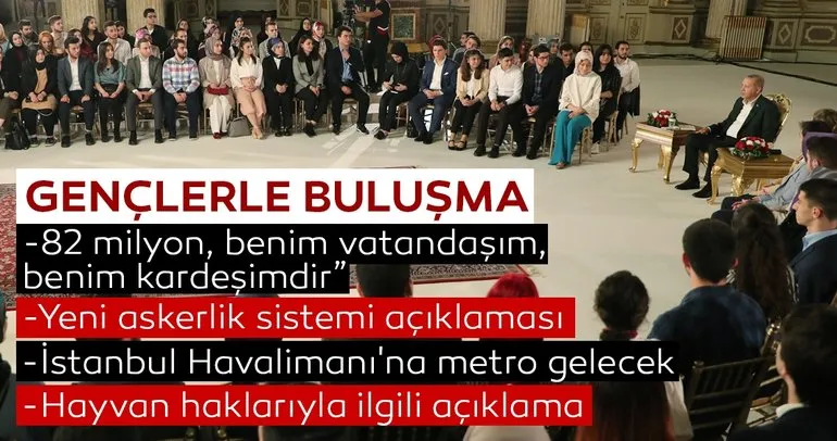 Başkan Erdoğan: 82 milyon, benim vatandaşım, benim kardeşimdir. Hepsini sevmeye mecburum