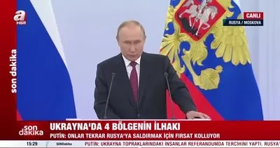 Putin resmen açıkladı Donetsk, Luhansk, Herson ve Zaporijya artık bizim toprağımız | Video