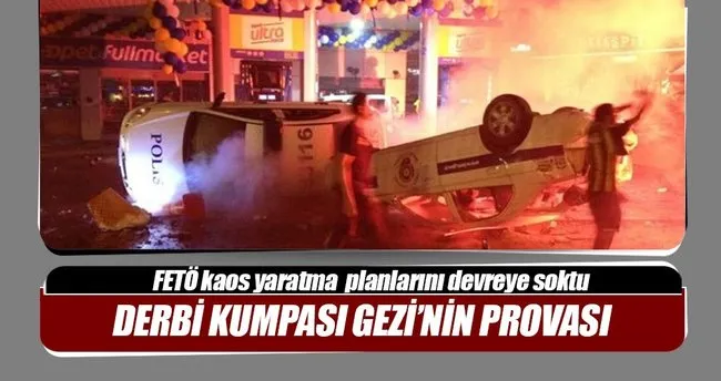 Gezi’nin provası şike kumpasıydı