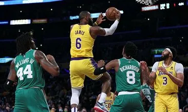 Los Angeles Lakers, Boston Celtics’e 15 sayı fark attı