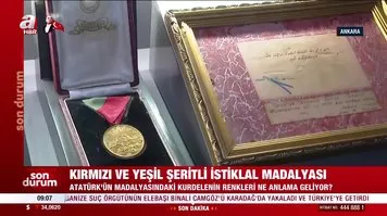 Atatürk'ün İstiklal Madalyası'nın belgesi ilk görüntülendi