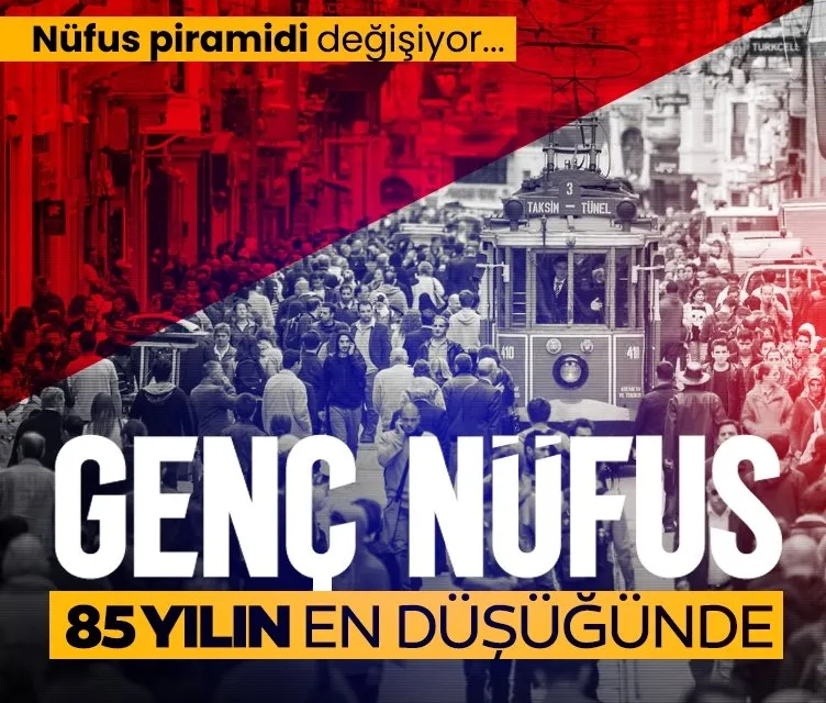 Genç nüfus 85 yılın en düşüğünde