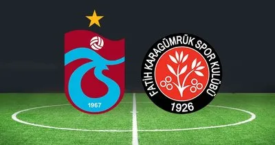 Trabzonspor Fatih Karagümrük maçı hangi kanalda, şifresiz mi? Süper Lig Trabzonspor Fatih Karagümrük maçı ne zaman, saat kaçta? İşte muhtemel 11’ler
