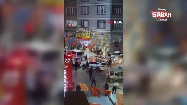 Kağıthane'de motosikletli 2 şahıs devriye gezen bekçiyi vurdu | Video