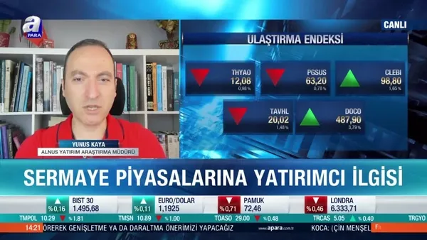 Yunus Kaya: Borsa İstanbul rakamlarla öne çıkacak gibi görünüyor
