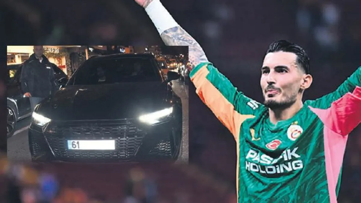 Kendisi Galatasaray’da plakası Trabzon’da Kendisi Galatasaray’da plakası Trabzon’da