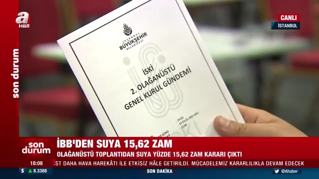 Iski Den Suya Zam Olaganustu Toplantidan Karar Cikti Video Videosunu Izle Son Dakika Haberleri