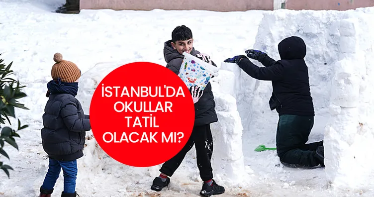 Pazartesi günü okullar tatil olacak mı? İstanbul’da kar yağışı için kritik uyarı! Megakent bembeyaz