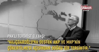 PKK’nın Kılıçdaroğlu’na destek mesajlarının ardı arkası kesilmiyor | Video