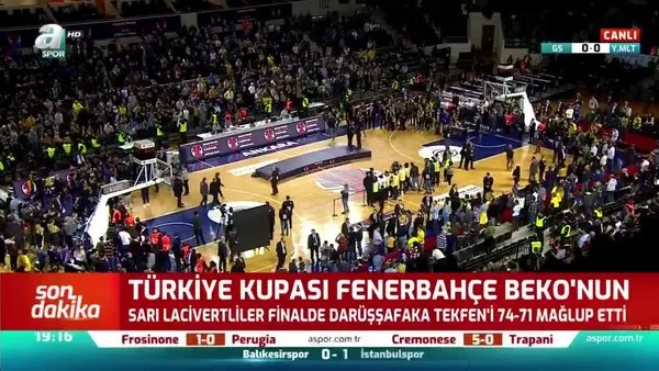 Fenerbahçe Beko kupasını böyle aldı