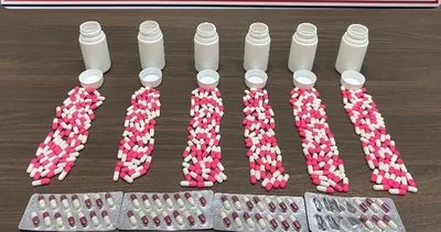 Gizli bölmede 377 sentetik hap ele geçirildi #kirikkale