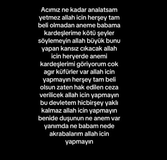 SON DAKİKA: Narin Güran’ın abisinin TikTok paylaşımları ortaya çıktı! Allah için yapmayın diyerek…