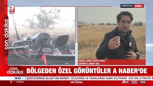 Uzman ekipler enkazda inceleme yapıyor: İşte uçağın düştüğü o nokta!