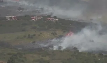 Son dakika: Tuzla’da Piyade Okulu arazisinde yangın çıktı