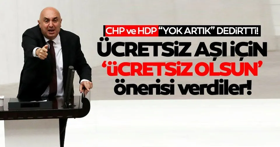 chp ve ortagi hdp den komik teklif