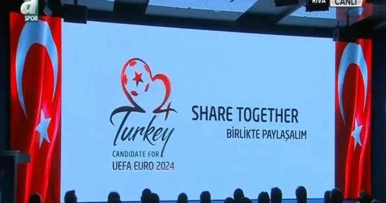 EURO 2024 adaylığımızın logo ve sloganı tanıtıldı.
