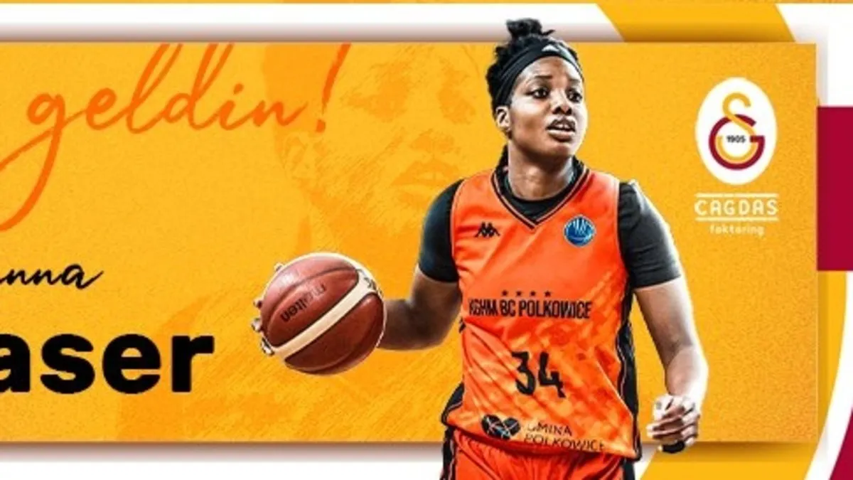 Galatasaray Çağdaş Faktoring, Brianna Fraser'ı transfer etti