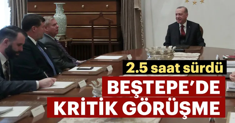 ABD'li senatör Lindsey Graham Beştepe'de! Kritik görüşme sona erdi