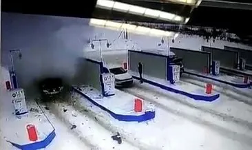 Rusya’da akaryakıt istasyonundaki araçta patlama