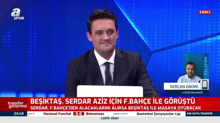 Son dakika transfer haberleri... Beşiktaş'ın hedefi Fenerbahçe'den Serdar Aziz