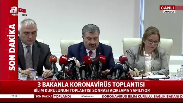 Sağlık Bakanı Koca'dan toplantı sonrası beklenen flaş koronavirüs açıklaması 