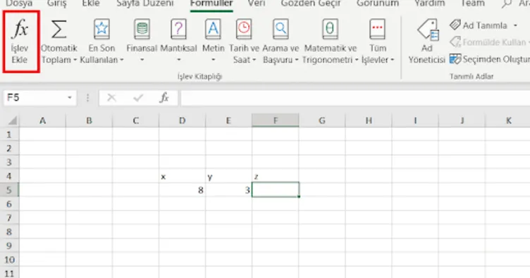 Excel Formülleri - En Çok Kullanılan Excel Toplama, Çıkarma, Çarpma, Bölme Formülü