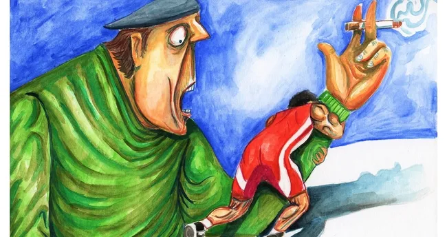 karikaturler yarisacak saglikli yasam