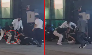 Arnavutköy’de dehşet! Tartıştığı genci yere yatırıp acımasızca darp ettiler: O anlar kamerada