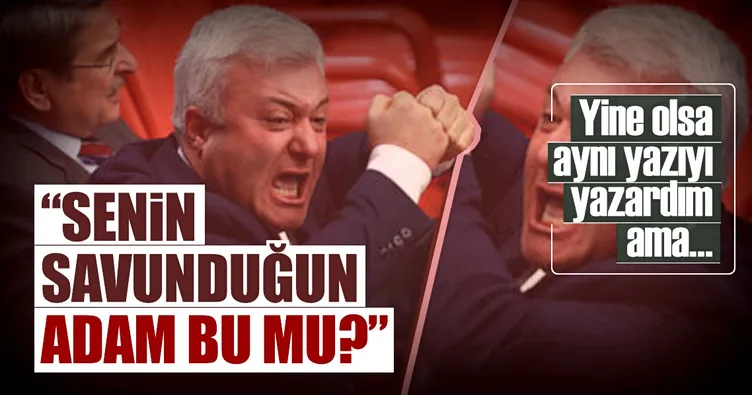 Yine olsa aynı yazıyı yazardım ama…