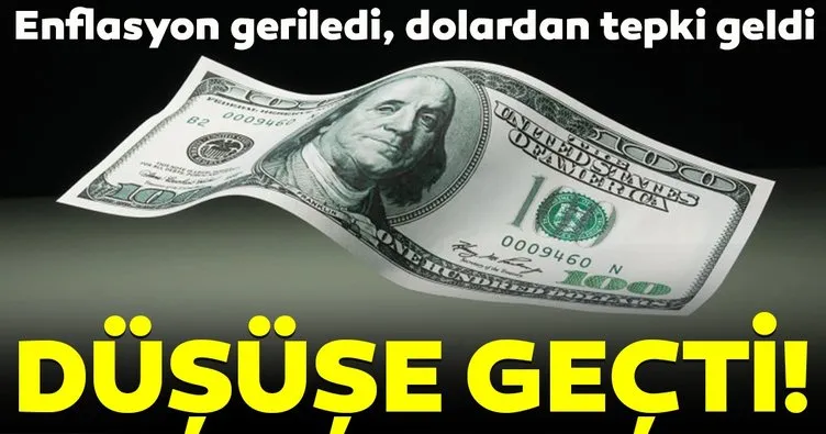 Dolar/TL enflasyon sonrası düşüşe geçti!