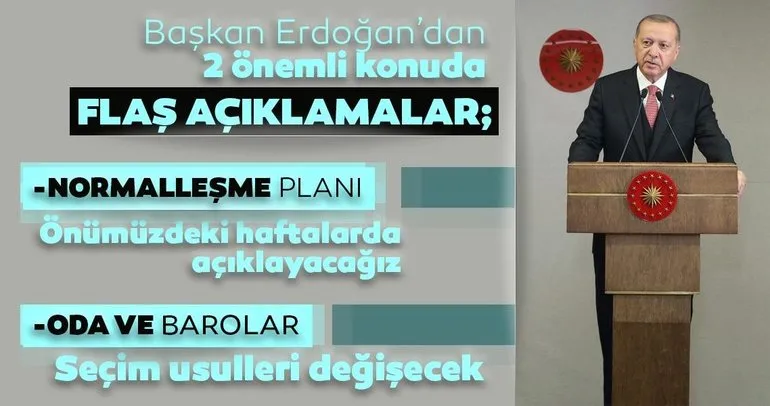 Başkan Erdoğan AK Parti MYK toplantısında konuştu: Normalleşme planının kalanı önümüzdeki haftalarda