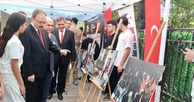 Siirt'te 15 Temmuz'un hafızası canlandı: Sergi ve dijital gösteri alanı ziyarete açıldı #siirt