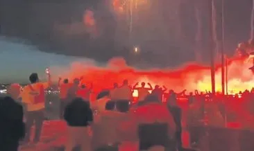 Galatasaray ve Fenerbahçeliler arasında Kalamış’ta olay
