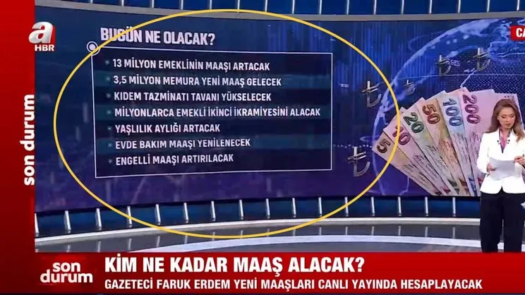 SON DAKİKA: 2021 Memur ve Emekli maaş zammı ne kadar olacak? 2021'de kim ne kadar maaş alacak?
