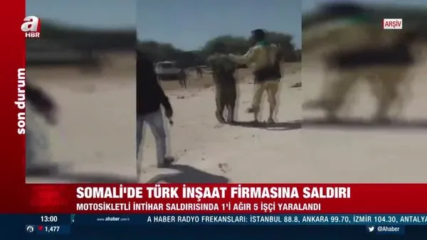 Son dakika! Somali'de Türk firmasına saldırı: 5 kişi yaralandı | Video