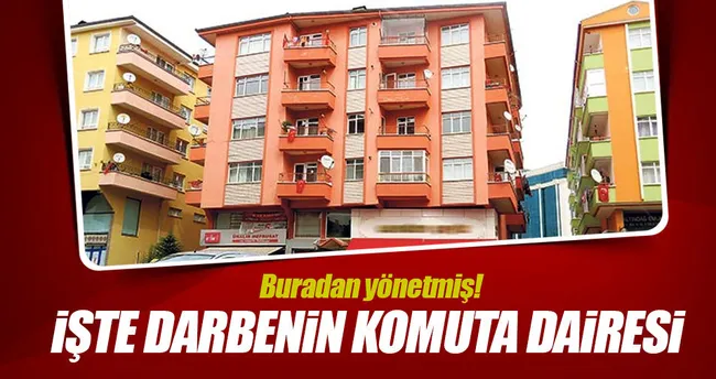 Darbeyi buradan yönetmiş